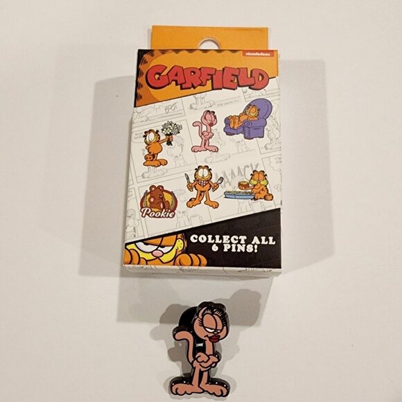 Garfield Nickelodeon Blind Box Enamel Pin 2024 Arlene Pink Girlfriend Cat Opened - Picture 3 of 10